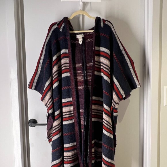 Free People Long, Hood Cardigan - Picture 1 of 4